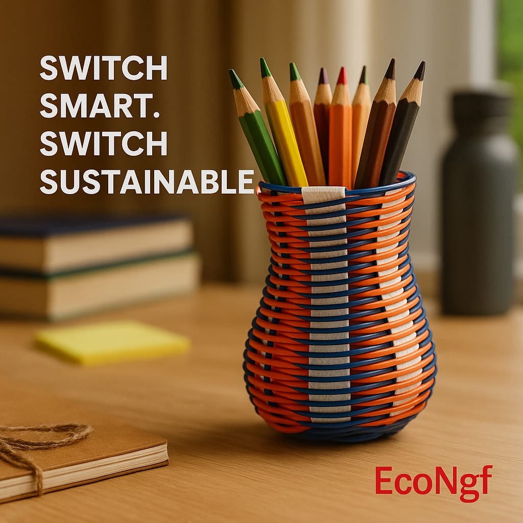 Beautiful Recycled-plastic--holder---Smart & Choice//மறுசுழற்சி செய்யப்பட்ட பிளாஸ்டிக் ஹோல்டர்